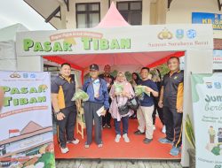 Ada Pemandangan Menarik di Samsat Surabaya Barat yakni Adanya PASAR TIBAN Yang Mengusung Tema Jumat Berbagi