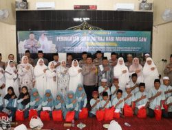 Peringatan Isra Mi’raj 1446 H di Polres Pelabuhan Tanjung Perak Santuni Puluhan Anak Yatim