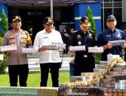 Bea Dan Cukai Sidoarjo Musnahkan Barang Bukti 19 Juta 26,275 Ribu Batang Rokok Tanpa cukai