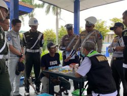 Operasi Keselamatan Semeru 2025, Polres Kediri Gelar Tes Urine di Terminal Pare