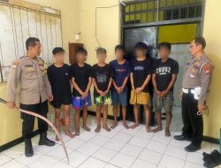 Polsek Kenjeran Gagalkan Tawuran Remaja di Surabaya, Amankan Enam Pelaku dan Celurit
