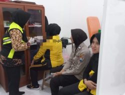 Upaya Cegah Kanker Serviks, Polres Lamongan Gelar Vaksinasi untuk Polwan dan ASN Wanita