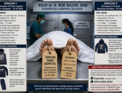 Dua Jenazah Misterius Belum Teridentifikasi, RSUD dr. H. Bob Bazar Minta Bantuan Masyarakat Ungkap Identitas Korban