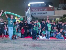 Polda Jatim Gelar Nobar Final Piala Presiden 2026, Ribuan Bonek Mania Dukung Persebaya dari Lapangan Mapolda