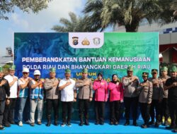 Dari Bumi Lancang Kuning, 60 Ton Bantuan Polda Riau Dikirim untuk Korban Bencana NTT