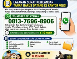 Polsek Gubeng Hadirkan Inovasi Sregep, Layanan Surat Kehilangan Cepat dan Gratis Cukup Melalui Whatsapp
