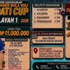 PRC Gedung Harta Bersiap Bergemuruh, Kadis Dispora: Piala Bupati Cup Jadi Panggung Lahirnya Bintang Baru Voli Lampung Selatan