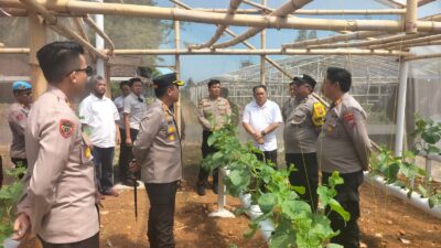 Polres Blitar Komitmen Kawal Swasembada Pangan Melalui Pemanfaatan Lahan Produktif