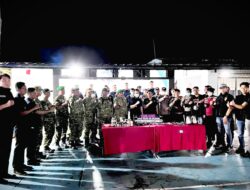 Malam-Malam Blok Hunian Lapas Kalianda Disisir, bersama Gabungan Sejumlah Barang Berpotensi Ganggu Kamtib Diamankan