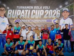 Palas Bantai Bakauheni 3-0, Tiket Final Bupati Cup Volly Ball Kabupaten Lampung Selatan Dalam Genggaman