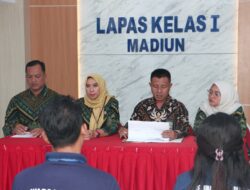 Sinergi Peradilan, PN Kota Madiun Laksanakan Kimwasmat di Lapas Kelas I Madiun