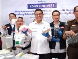 Badan POM Ungkap Pabrik Kosmetik Ilegal di Mojokerto, Nilai Produk Disebut Lebih dari Rp16 Miliar
