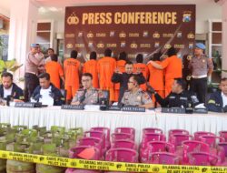 Polres Pasuruan Tetapkan Delapan Tersangka Kasus Penyalahgunaan LPG Subsidi, Ratusan Tabung Disita