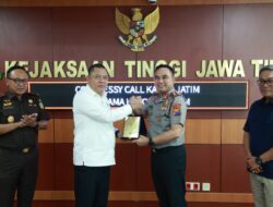 Perkuat Sinergi Penegakan Hukum, Kapolda Jatim Gelar Courtesy Call ke Kajati
